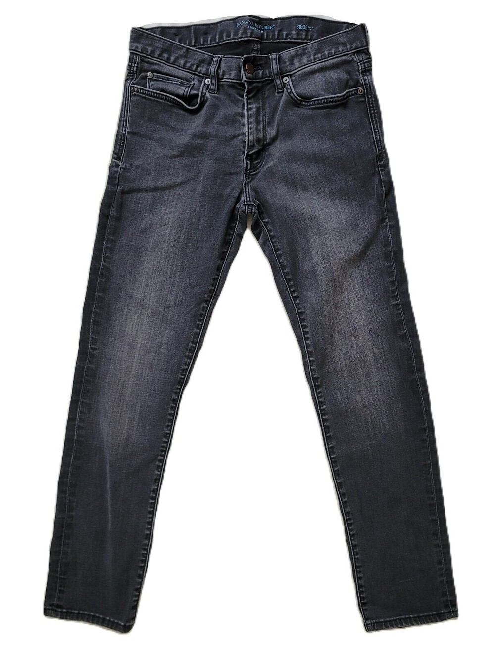 Banana Republic Traveler Slim Fade Black Wash Jeans Men's 30x30 Denim Pants